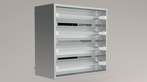 Modulis su kvarciniais IR šildytuvais