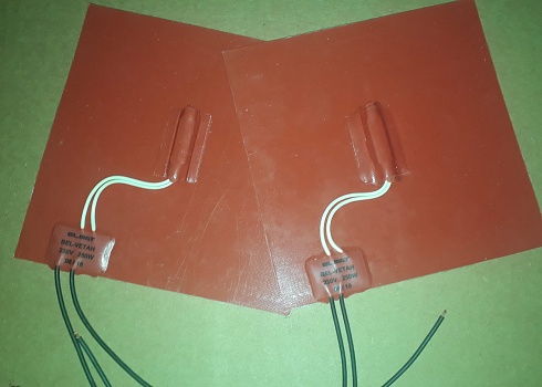 Silikoninis šildytuvas su termo jungikliu