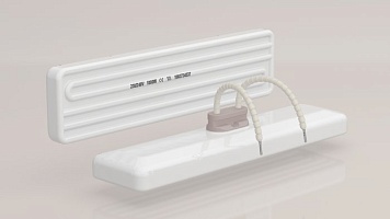 Keraminis tuščiaviduris infraraudonųjų spindulių šildymo elementas